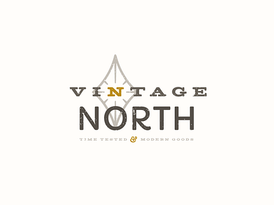 Vintage North Logo ampersand logo north vintage