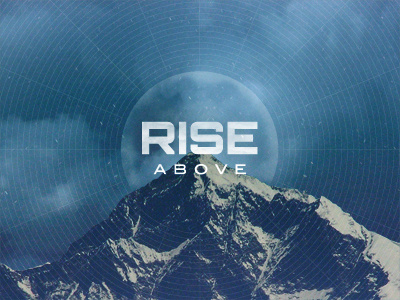 Rise Above mountains rise sky stars wallpaper