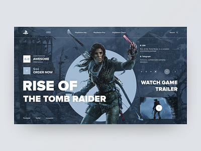 PlayStation Concept Rise of the Tomb Raider