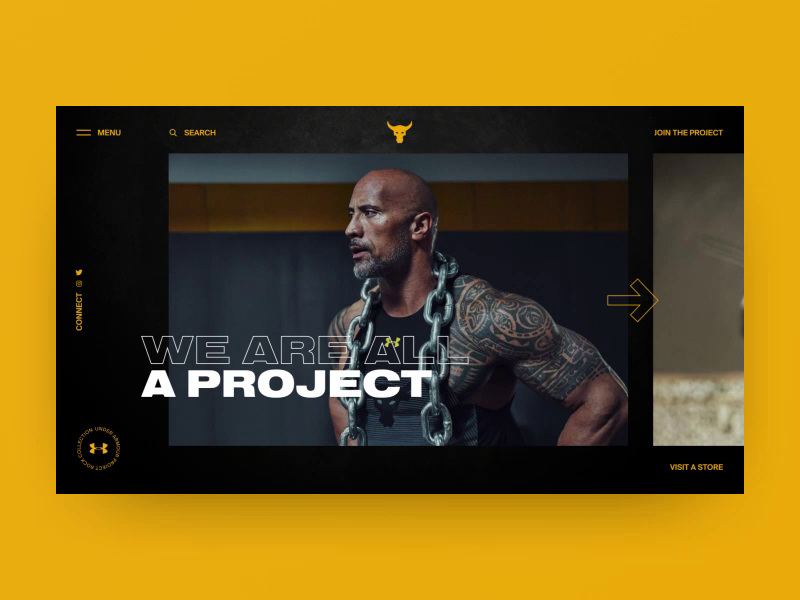 Under Armour Project Rock concept gallery by Vitaly Venger on Dribbble