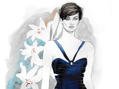 Azzedine Alaia tribute azzedine alaia fashion illustration