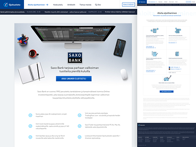 Website for finance / investment service design hero illustration landing page ui web