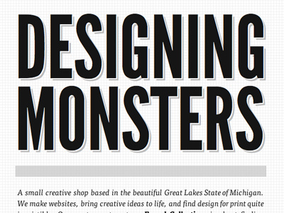 Website Redesign black css3 design typography web white