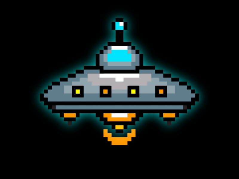 NFT-UFO SHIP DRONE alien animation fun game graphic design illustration motion graphics nft space ufo