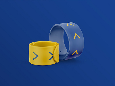 Small wristbands best blue brand branding help help center helpdesk helping info logo remember tip wristband wristwatch yellow
