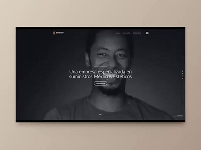 Simetry Web Interaction brand identity branding clean interaction luxury minimalist photography product product page ui ui design ux video web web design web site