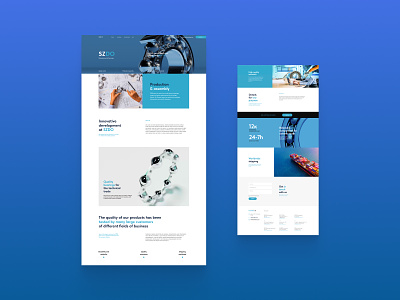 Manufacturing Landing Page