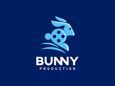 Bunny animal art branding bunny bunny logo design film fun rabbit simple vector