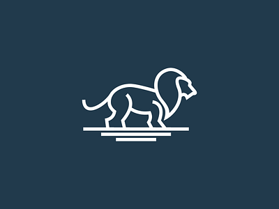 Lion animal art fun lineart lion logo simple sport