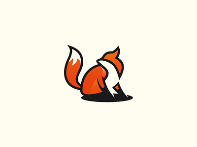 fox animal art fox fun logo mascot simple sport wolf