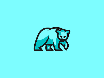 Bear art bear fun lineart logo pin simple sport travel
