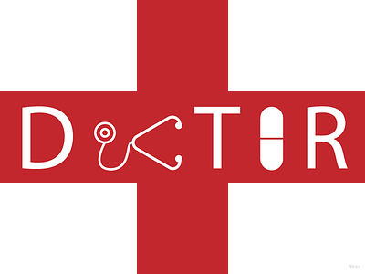Doctor minimalist logo art blood doctor help illustration illustrator learning medicine minimalist pills poster vector art