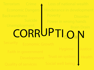 Corruption illustration illustrator issue minimalist inforgraphic nation vector art