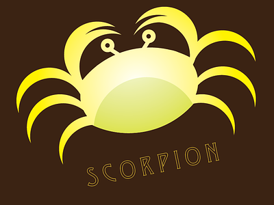 Scorpion logo art golden ratio illustrator logo