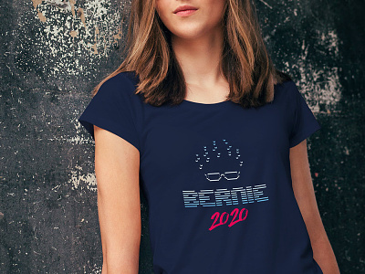 Vaporwave Bernie 2020