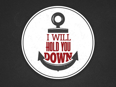 Anchor anchor grunge illustration illustrator typography