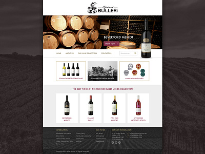 Wine website exclusive expensive site webdesign website wine