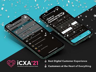🥈Timing wins silver twice at the iCXA'21 awards! app award design ios iphone minimal mobile ui