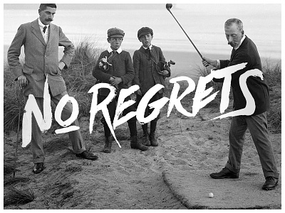 #NoRegrets noregrets photo tattoo type vintage