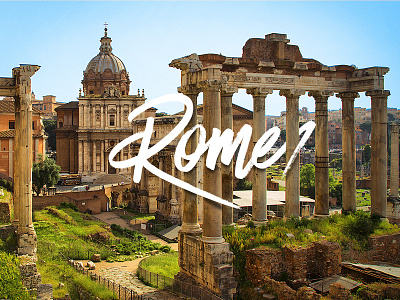 Rome cities city forum romana italy photography rome type typography