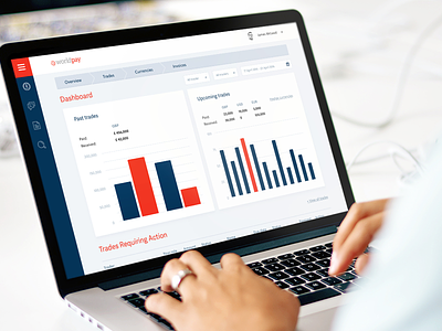 Financial Dashboard Mockup app dashboard design finance financial graph site webdesign