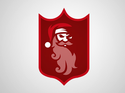 Santa2 christmas design graphic logo noel santa