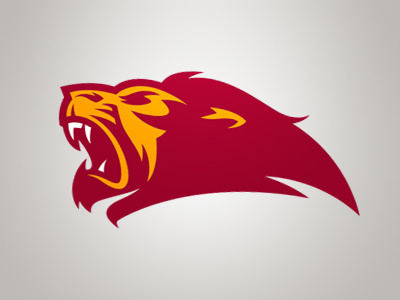 Lion lion logo roar rugir sports team