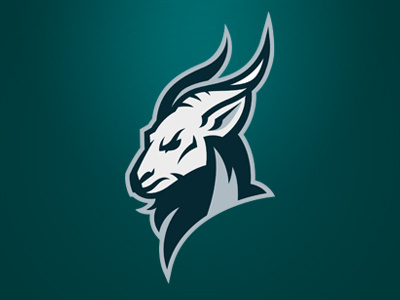 Goat bouc goat logo sports team