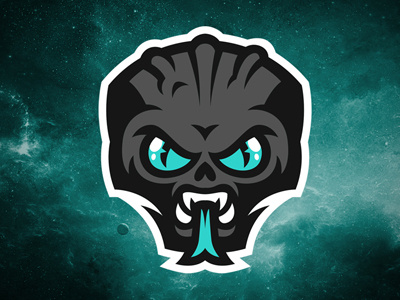 Alien alien galaxy graphic invaders logo logodesign logosport sport