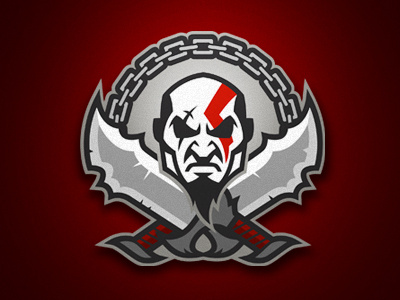 GOD OF WAR design godofwar graphic kratos logo spartan