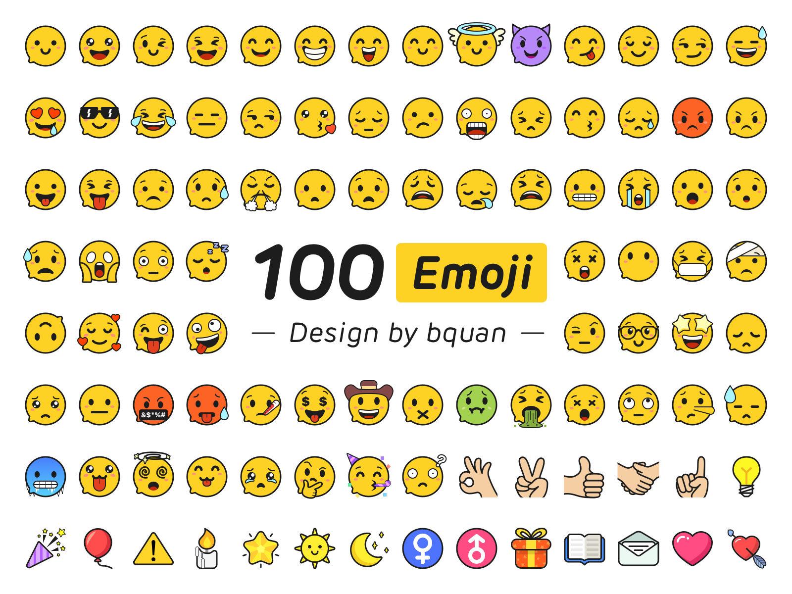 $ 100 emoji