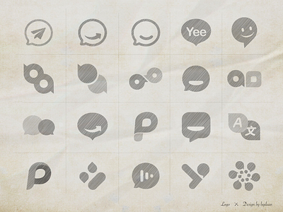 Chat App Icons Draft
