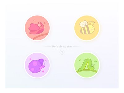 Default Avatar animal animal logo avatar bee bird butterfly default icon illustration monkey panda rabbit ui vector