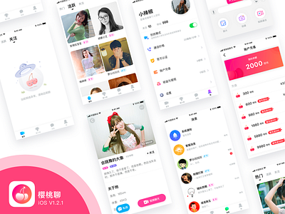 UI design for CherryChat