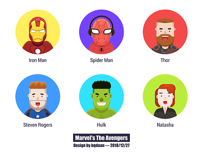 The Avengers illustrator hulk illustration iron man natasha spider man steven rogers the avengers thor