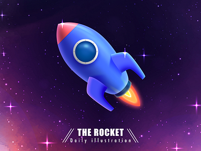 Rocket illustration icon illustration rocket space universe