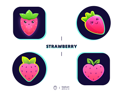Strawberry icon fruit icon strawberry