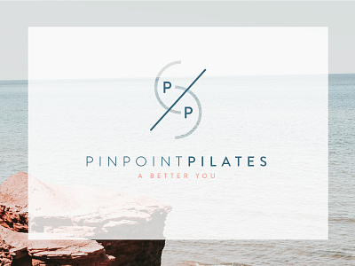 Pinpoint Pilates brand identity branding logo logo design