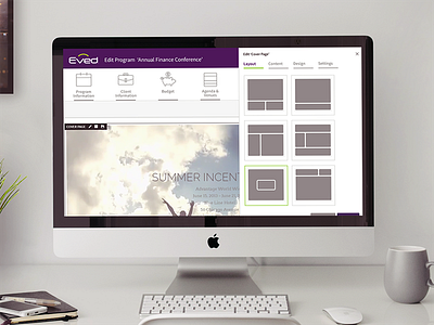 Proposal Builder UI purple ui web app