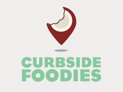 Curbside Foodies logo concept III food logo