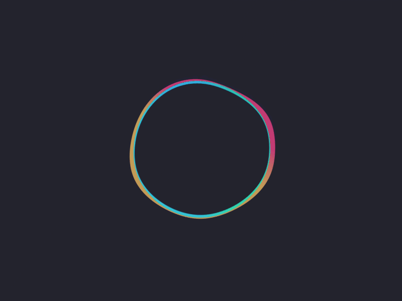 Disturbed circles circles design loading motion ui
