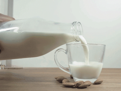Another glass of milk please animation cinemagraph milk photo