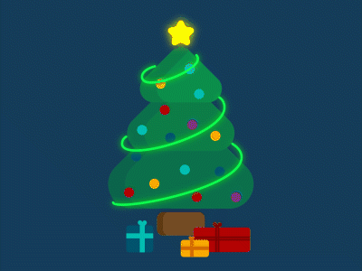 Happy holidays ! christmas gifts holidays new tree year
