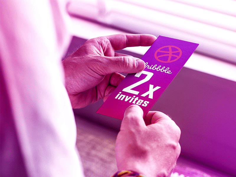 Dribbble invite [2x] JOIN TO US! animation dribbble free gif giveaway invitation join ticket to us