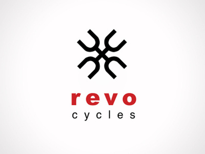 Revo Cycles Logo branding logo