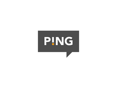 Thirty Logos #4 - Ping (Chat Platform) brand branding challenge chat design graphic logo logofolio logos ping thirty