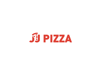 Thirty Logos #13 - JJ Pizza (Pizza Shop) brand branding challenge design graphic logo logofolio logos negative space pizza thirty