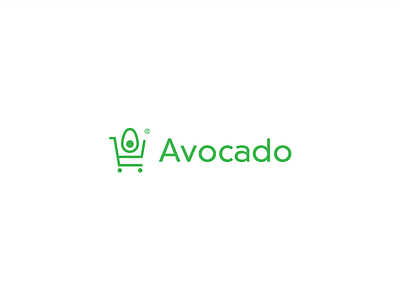Thirty Logos #24 - Avocado (Grocery Shopping App) avocado brand branding challenge design graphic grocery logo logofolio logos thirty