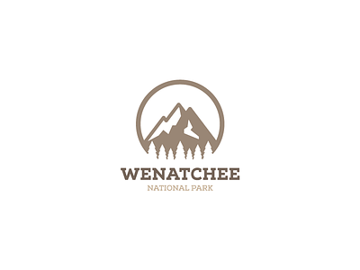 Thirty Logos #25 - Wenatchee National Park badge brand branding challenge design graphic logo logofolio logos national park thirty