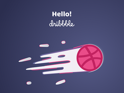 Hello dribbble! dribbble first hello shot